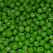 «Green peas, sold by weight»